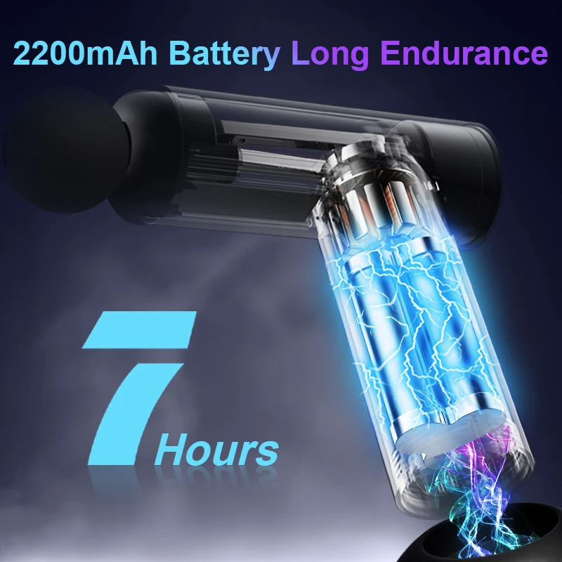 Массажный пистолет для мышц с портативной сумкой