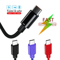 universal fast charge 6a usb type c data transmission cable for huawei samsung xiaomi vivo oppo phone charging wire line