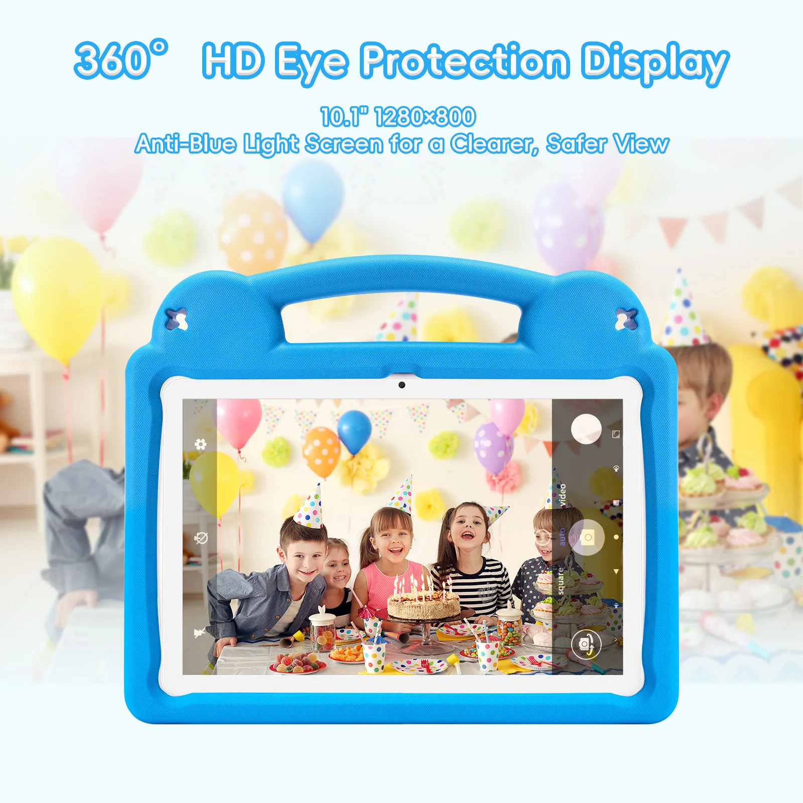 Детский планшет ANRY R16Pro 10 дюймов, Android 15, 8 ГБ (4+4 ГБ) ОЗУ, 64 ГБ ПЗУ, двойная камера, обучающий планшет для детей, подарок для ребенка (art.: 3920d87f75932) - 3920d87f75932
