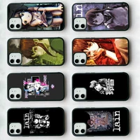 serial experiments lain phone case silicone pctpu case for iphone 11 12 13 pro max 8 7 6 plus x se xr hard fundas