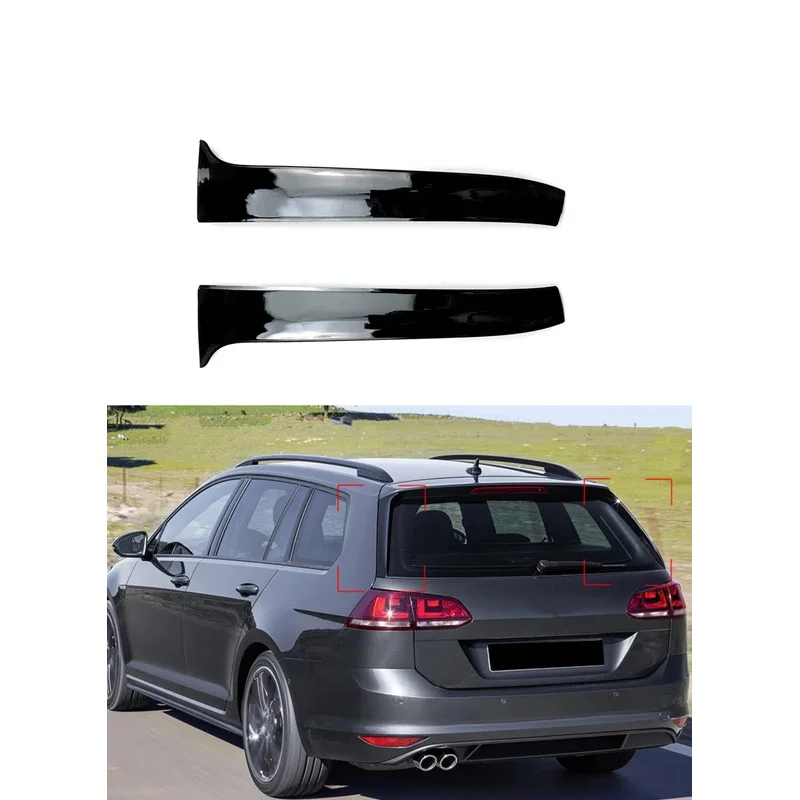 Фото Для VW Golf 7 R Variant Wagen 2014-2017 Задний боковой спойлер-диффузор 2014 2015 2016 2017 Автомобильные аксессуары №2