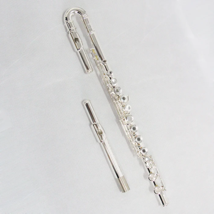 

High quality flute instrument factory price chinese transverse flute metal silver plated flute/flauta