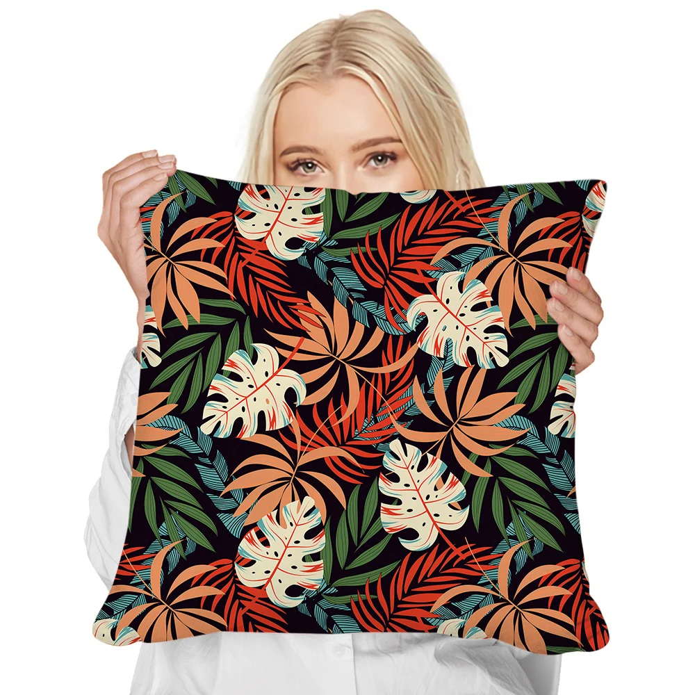 

CLOOCL модная наволочка с тропическими растениями листьями монстеры 3D наволочка для дома дивана спальни декоративные подушки