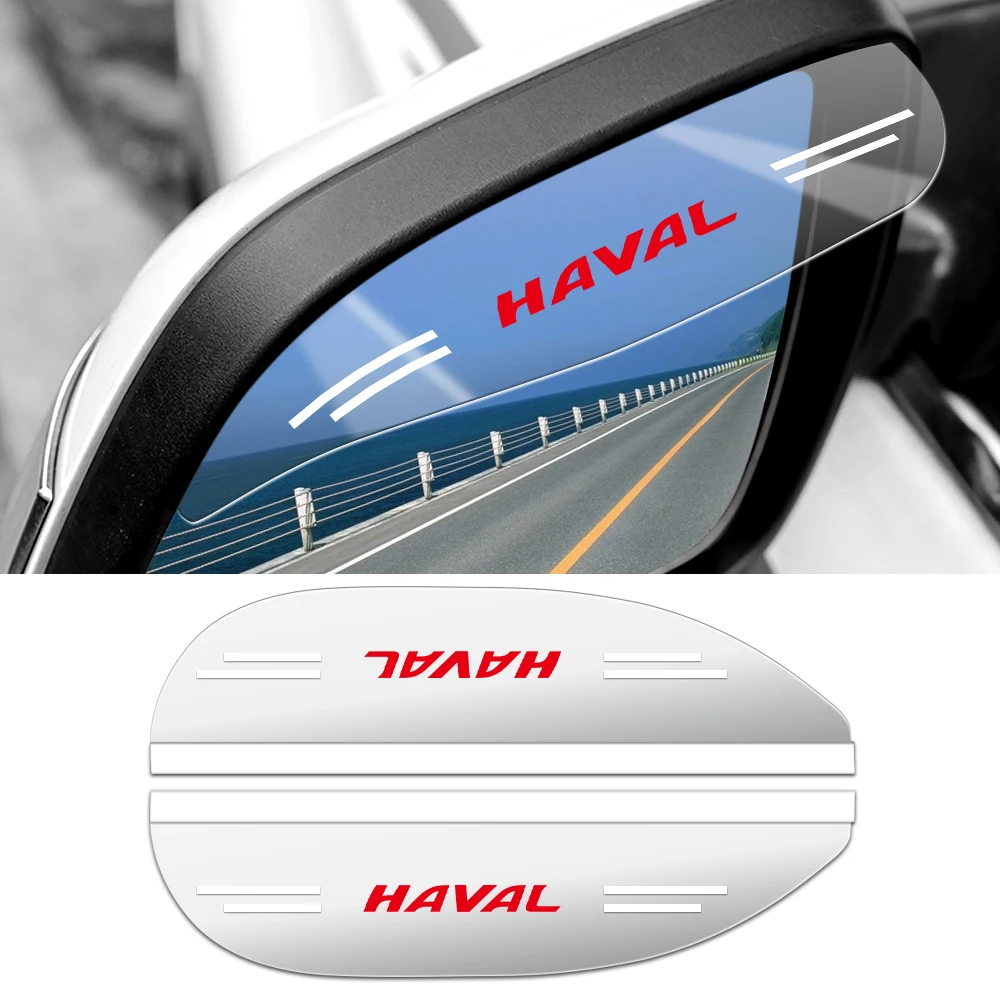 

2pcs Car Side Rear View Mirror Rain Eyebrow Visor Auto Accessories For Haval jolion f7 h6 f7x h2 h3 h5 h7 h8 h9 m4 C50 C30 etc
