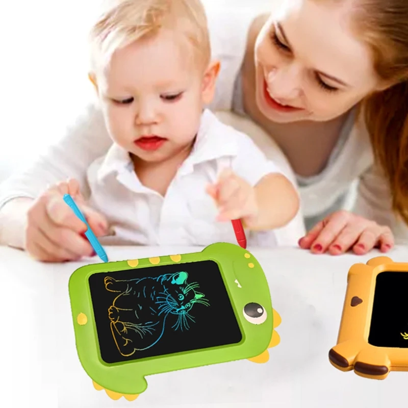 

9’’ Kids LCD Writing Board Drawing Pad Children 3 4 5 6 Year Old Montessori Xmas Gift Cartoon Doodle Pad Handwriting 2022 New