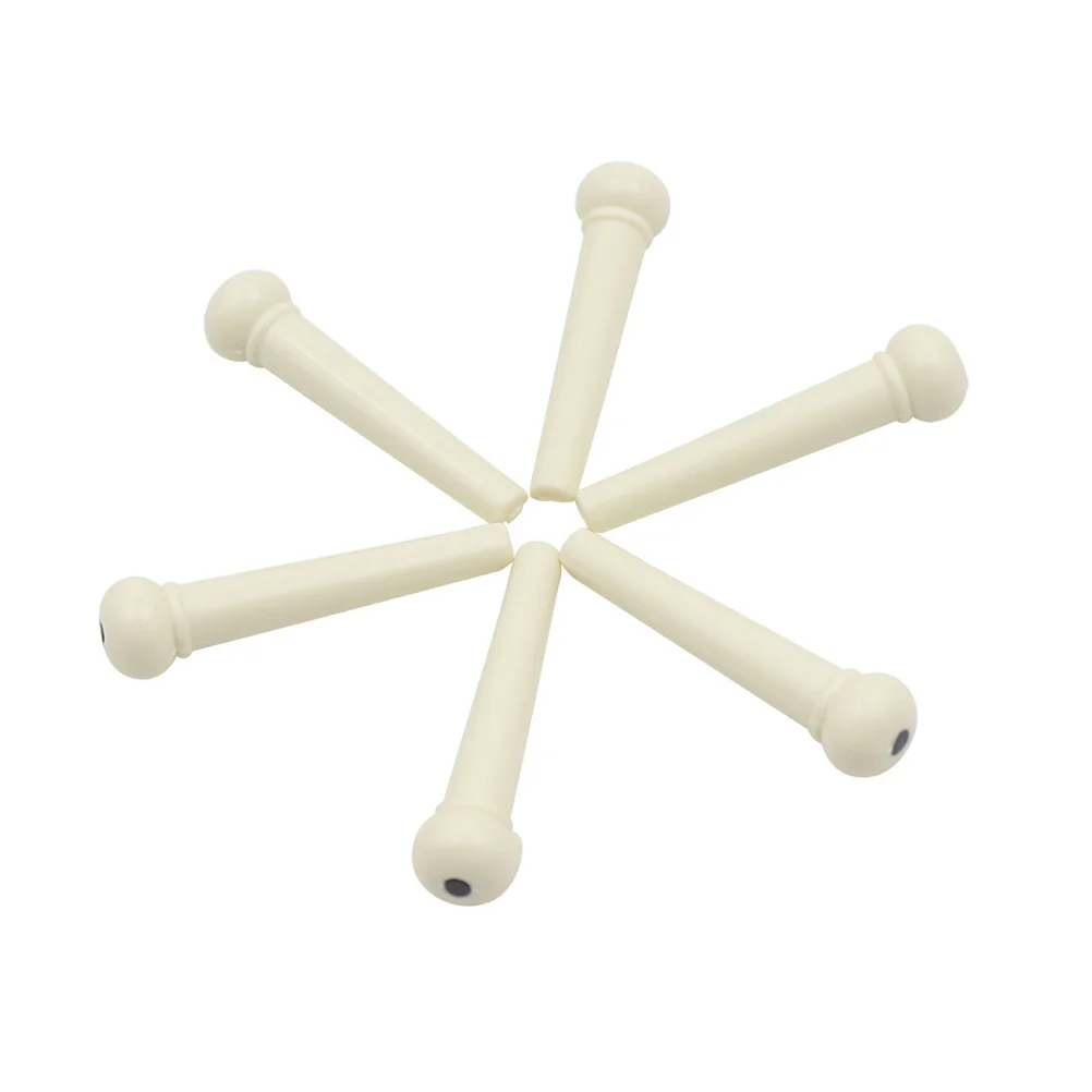 

6Pc Bridge Pin Guitar Pin Guitar Bridge Pinsrepalcement Guitar String Peg Acoustic Guitar Bridge Pin