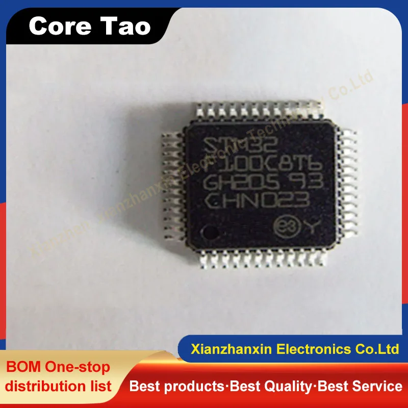 Микроконтроллер STM32F100C8T6 STM32F100 100C8T6 LQFP48, 1 шт./партия