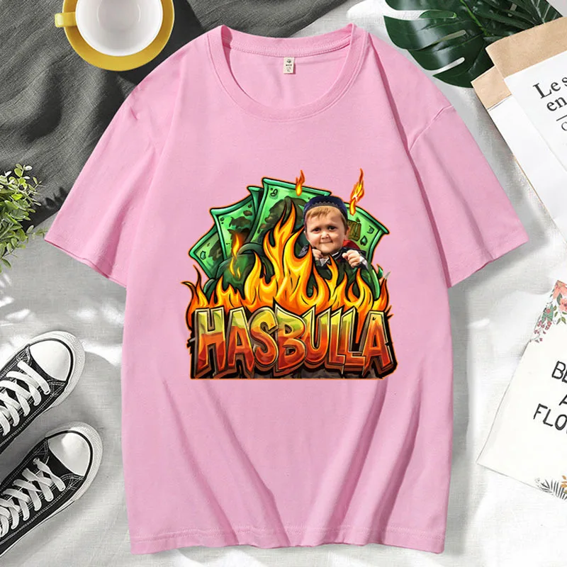 Футболка Hasbulla Magomedov мужские и женские футболки с рисунком Киндстани блоггеров