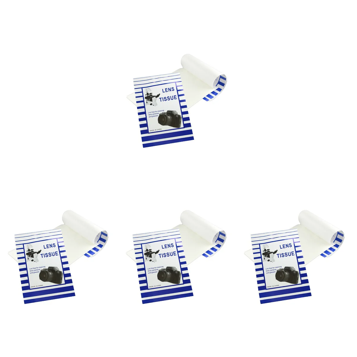 

400 PCS Dust-free Wipes Microscope Camera Lens Cleaning Paper (White)