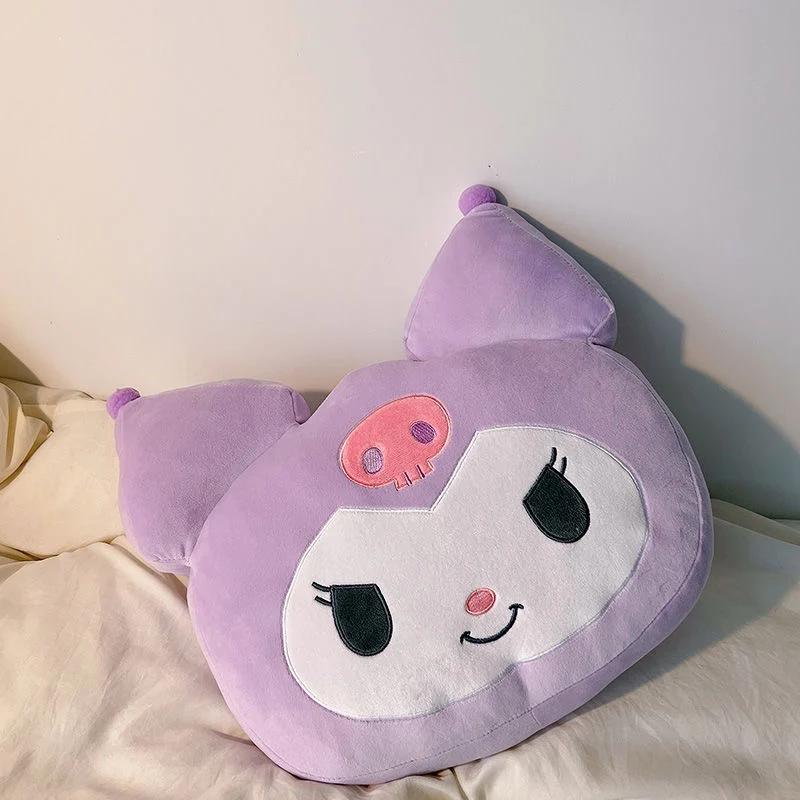 

Sanrio Kuromi Pillow Lovely Decorative Pillow For Sofa Bed Back Cushion Hug Plush Toy Sleeping Plushies Xmas Gifts For Girl