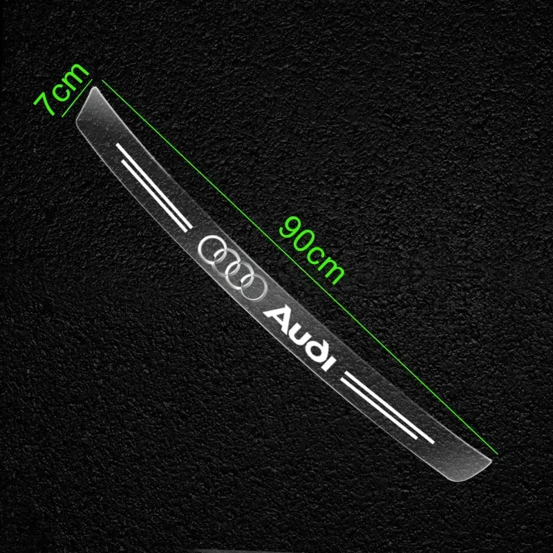 

Прозрачный значок багажника автомобиля, защитная наклейка, автомобильные аксессуары для Audi A3 A6 Q3 B5 B6 B7 B8 B9 Q7 8P 8V 8L A5 A4 A1 A7 A8 Q2 Q5