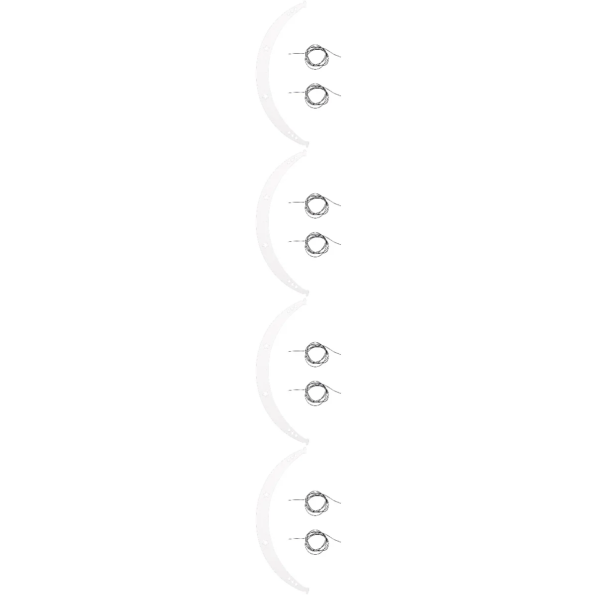 

Инструмент для формирования лука и бровей, линейка, электронный маркер, руководство, рисование, измерение, формирование, постоянная линия, т...