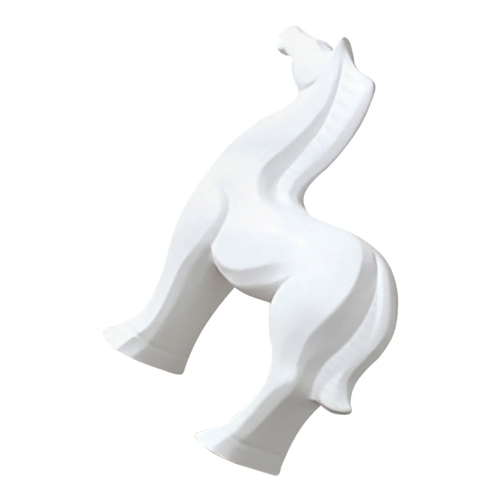 

Animal Horse Figurine Sculpture Modern Sculptures Decor Ornaments Garden Home Ceramic Abstract Ornamentdecorative Statuette