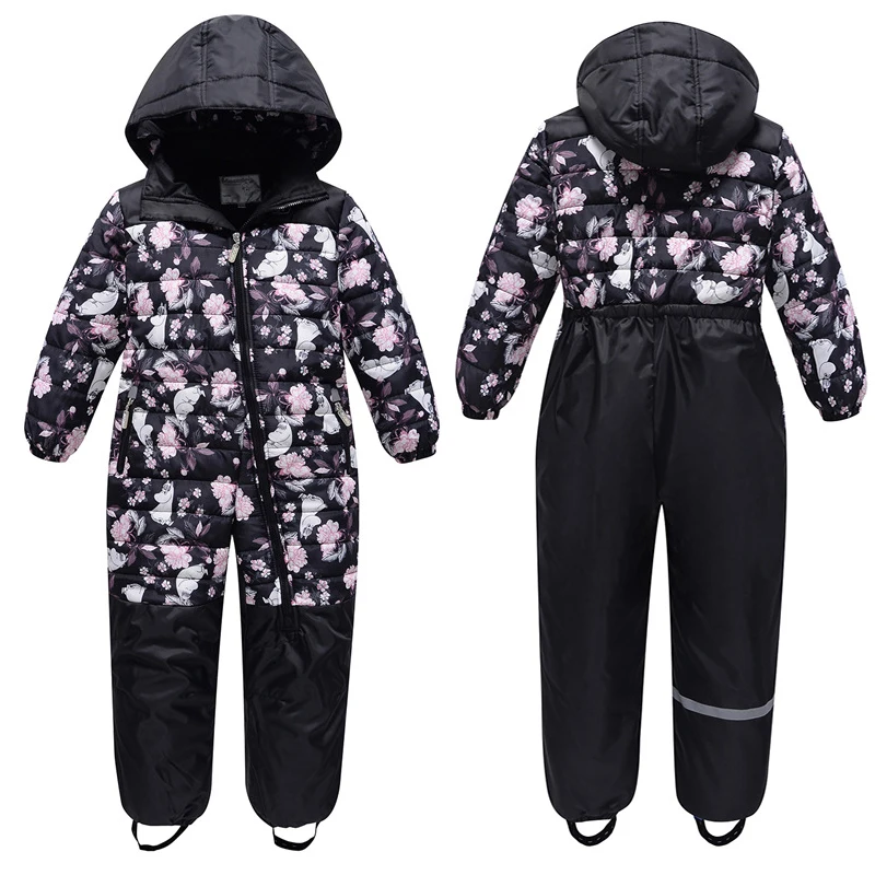 

2022 One Piece Children Ski Suit Boy Girl Waterproof Windproof Warm Winter Outdoor Sports Mountain-skiing Snowsuit Jumpsuit