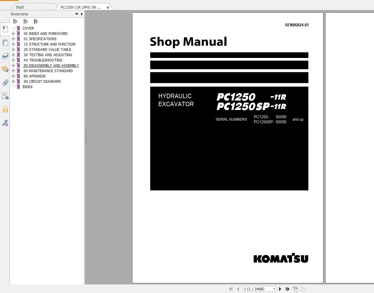 Фото Обновленный гидравлический экскаватор SpecDiag Komatsu [2022] 7,75 ГБ PDF По руководство магазина, обслуживание оператора и схема DVD №2