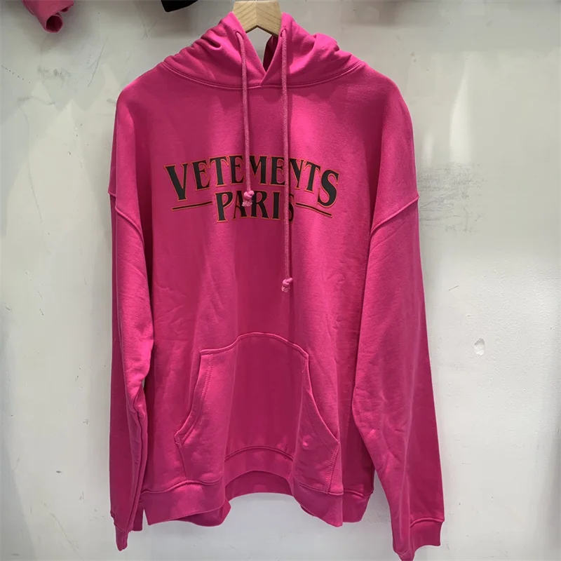 

Vetements Новинка, хлопковая толстовка Vetement 2023ss с надписью и логотипом, 480 г, для мужчин и женщин