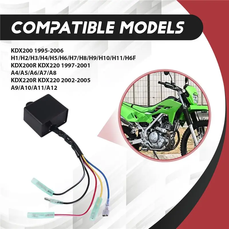 Фото Высокопроизводительный модуль зажигания CDI Stablize 21119-1432 для Kawasaki KDX200 KDX200R KDX220R KDX 200 1995-2006 гг. №3