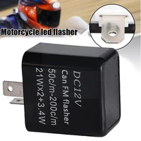 2 pin led flasher relay motorcycle 12v adjustable frequency of turn signals blinker indicator relays for motorbike accessor v0o8