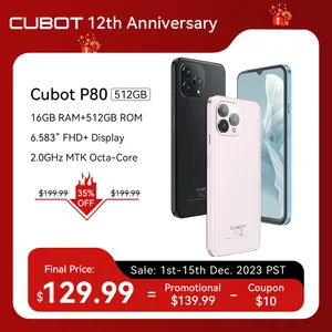 Cubot P80 6.583' FHD+ Screen Smartphone 8GB RAM+256GB ROM Android 13 48MP  Camera NFC 5200mAh Battery 2023 Global Version - AliExpress