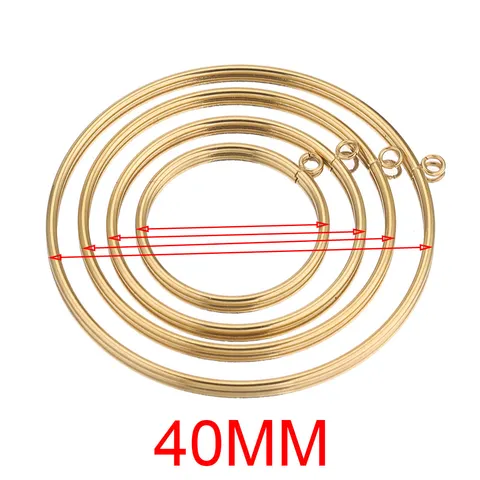 Кольца из нержавеющей стали Alisaya 10 шт. 30-60 мм
