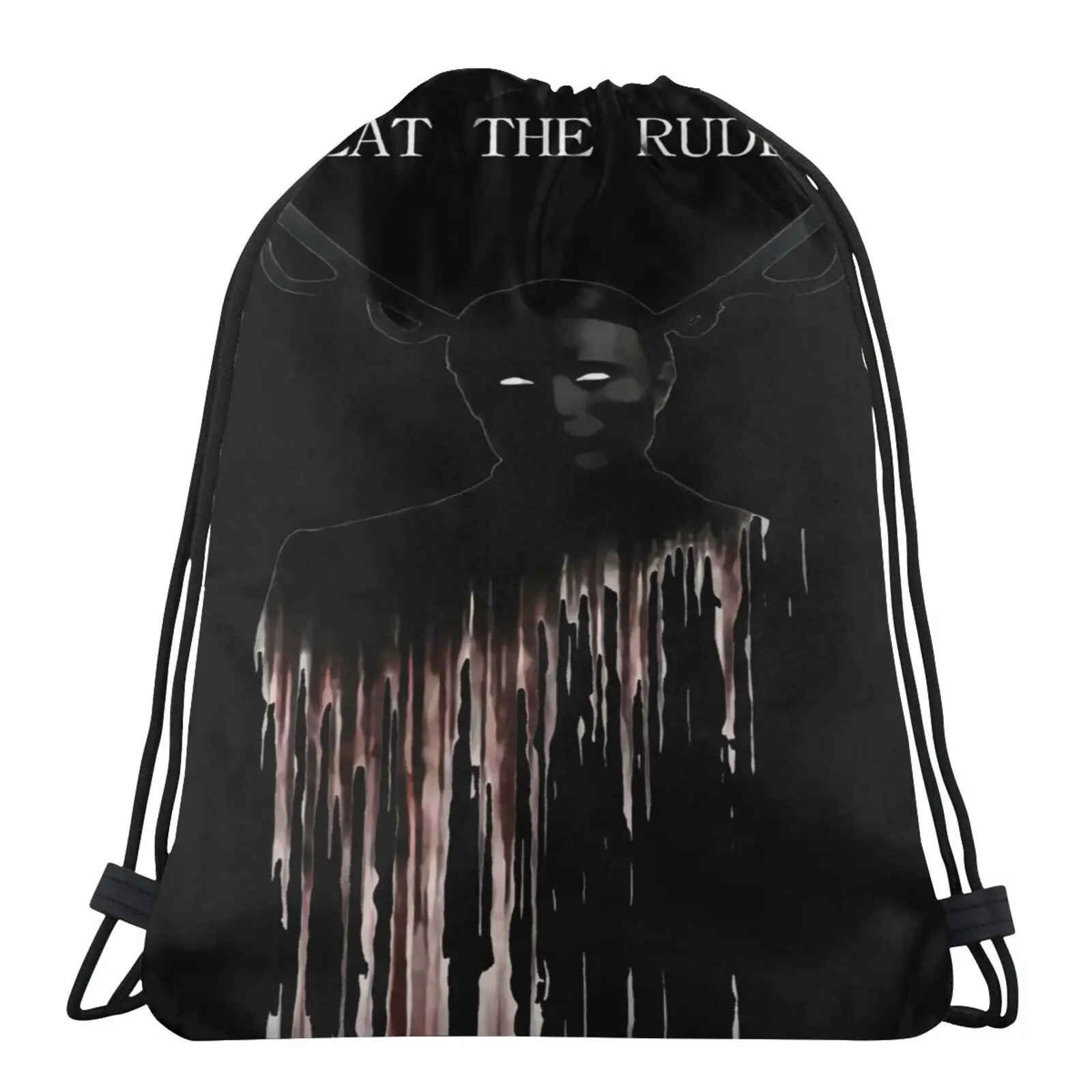 

Eat The Rude Hannibal Lecter Bags For Men Bucket Bag Small Backpack Woman Storage Bag Backpack Bag Canvas Bag Women's Backpack