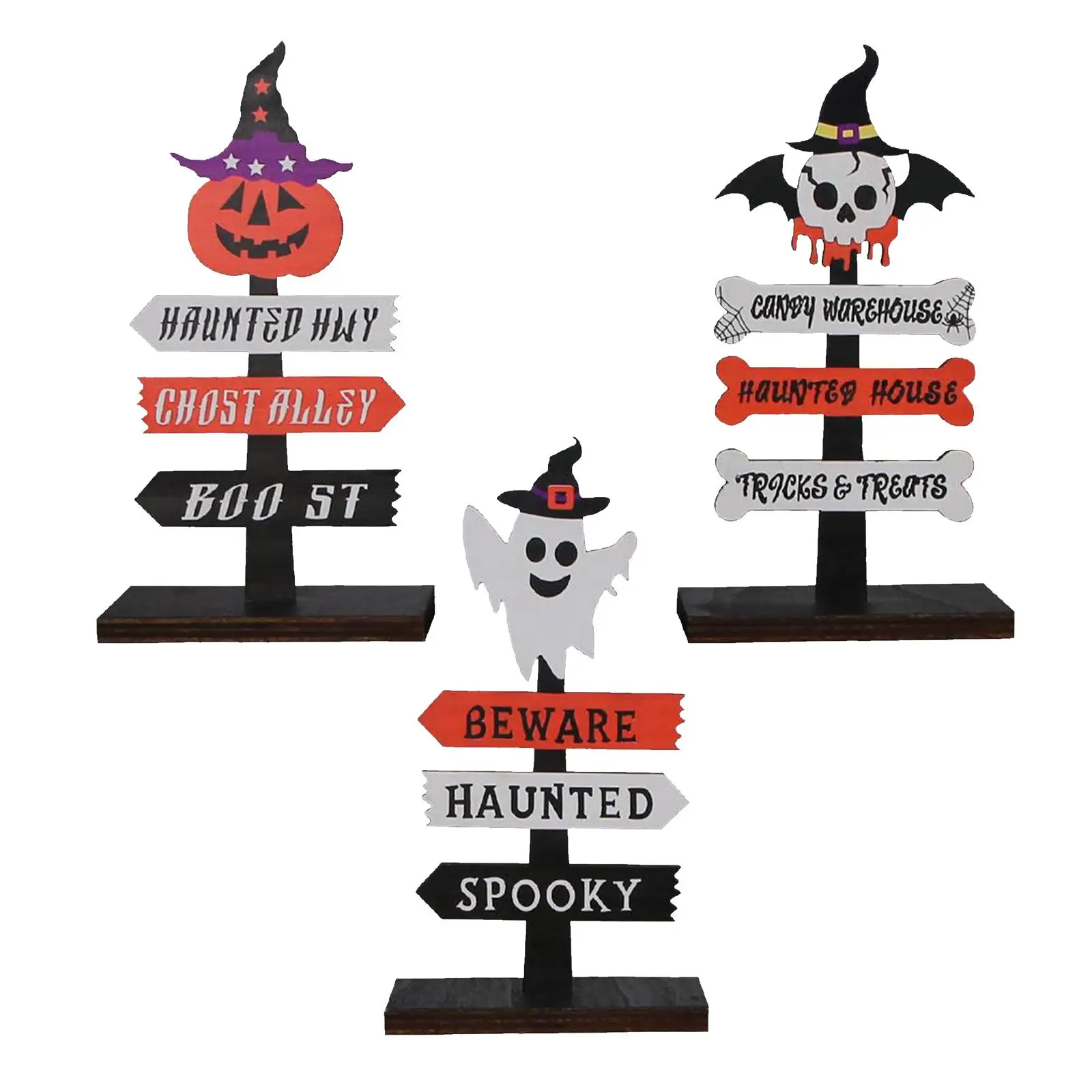 

Настольный знак на Хэллоуин, фотореквизит, фотореквизит, центральный столик для офиса, стола, бара, камина, Настольные принадлежности