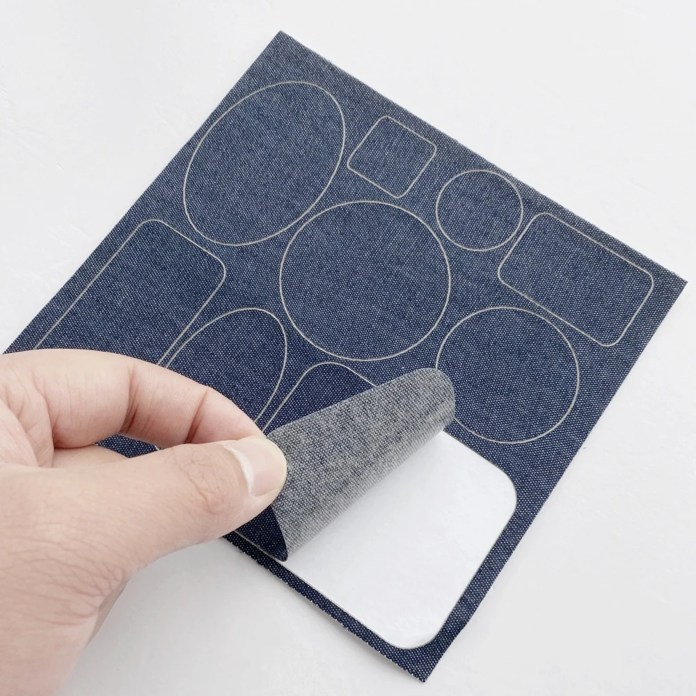 

Colorful Down Jacket Hole Repair Self-Adhesive Stickers 10-18cm Down Jacket Concealer Sticker Self-Adhesive Patches For Clothing