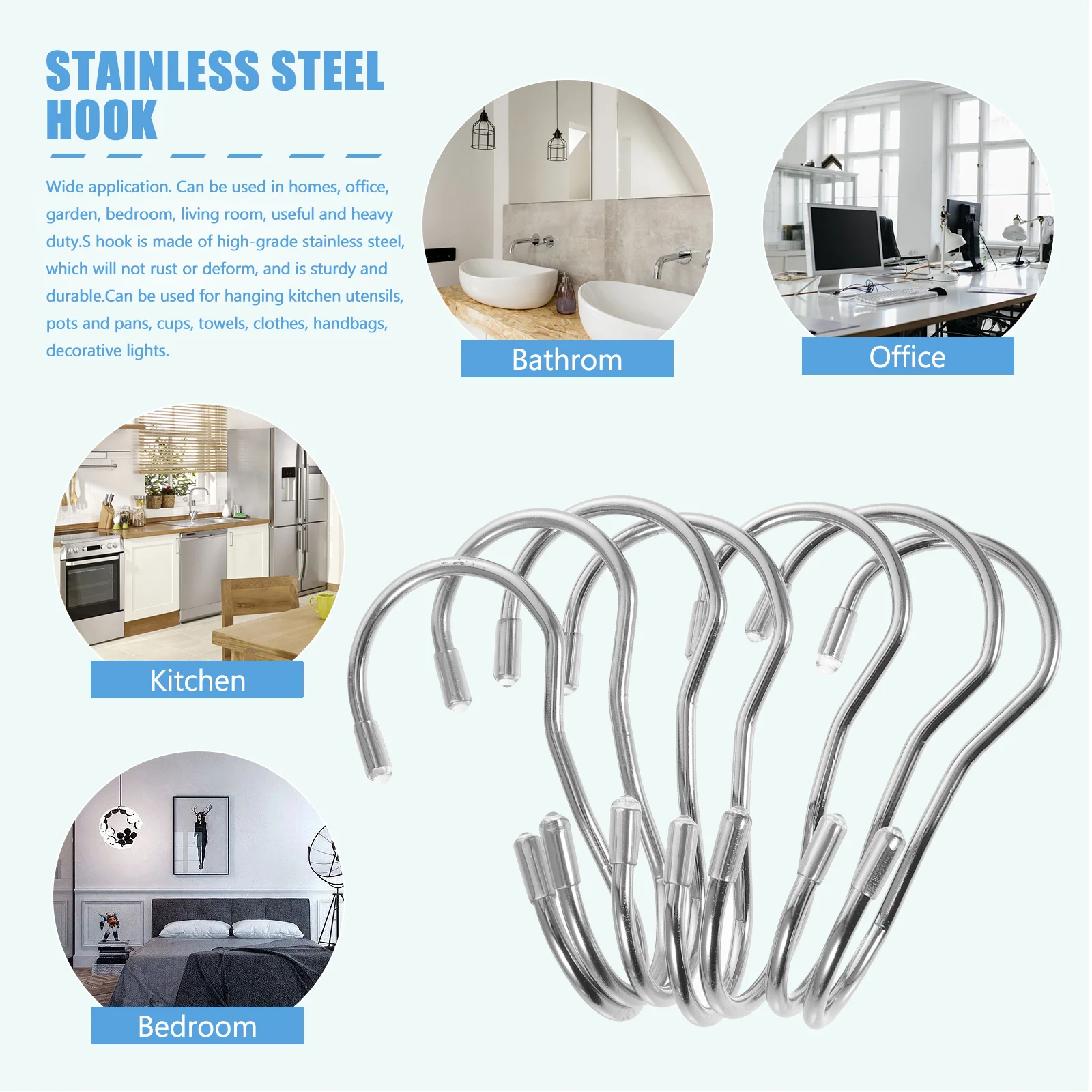 Крючки для вешалки для одежды, сумки висячие, подвешивание на вешалке, форма в виде крюка, стержень, пояс, каскадирование сумки, ручка, посуда, дверь, двойная кухонная сумка на.