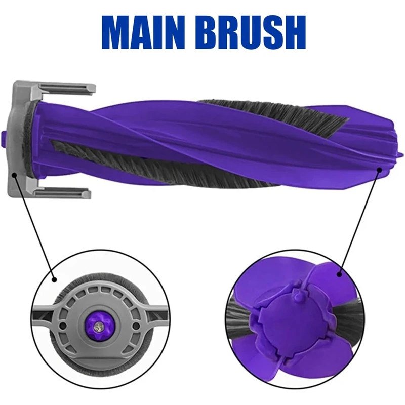 25 шт. комплекты аксессуаров для пылесоса Narwal Freo Z Ultra сменный ролик боковая щетка