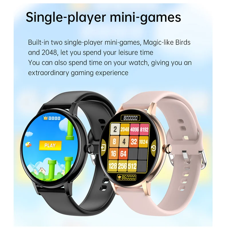 Smart Watch FW07 Bluetooth Call 1.32inch Full Touch Screen 360*360 Voice Assistant Custom Dial Message Push Smartwatch Men Women