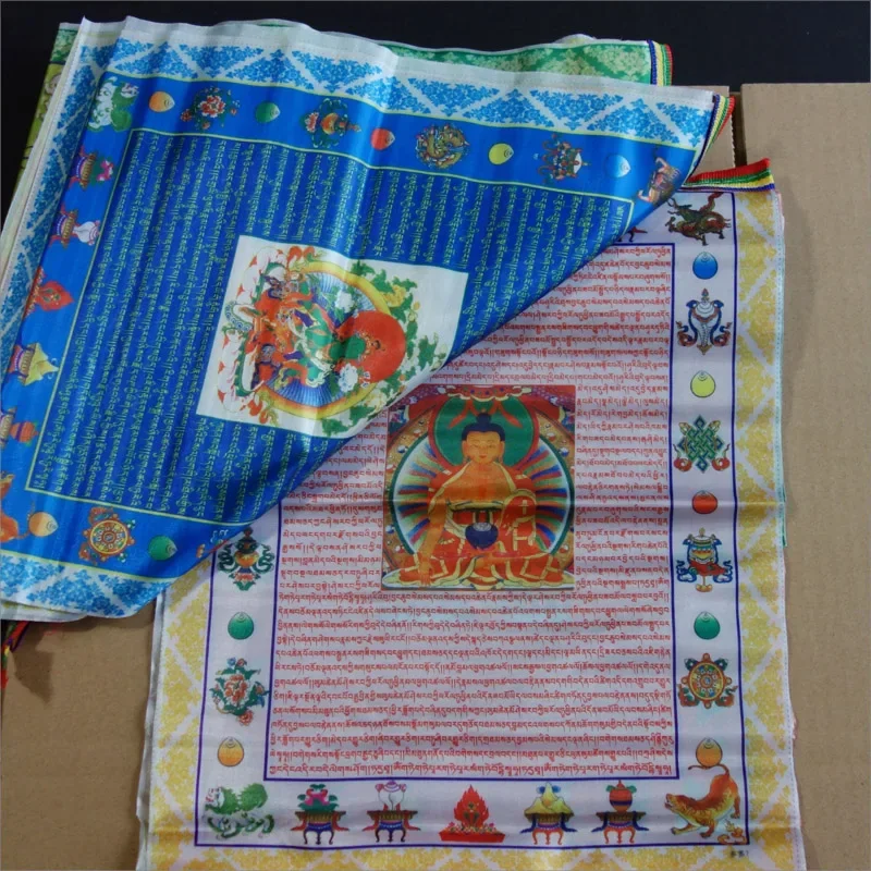 Тибетские Молитвенные флаги буддистские уличные тибетские садовые декоративные