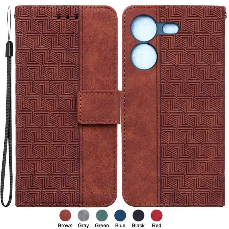 

Pova 5 Capa for Tecno Pova 5G 6.9" Case on for Tecno Pova 5G Pova5 Case Fashion Leather Magnetic Geometric Textile Wallet Cover