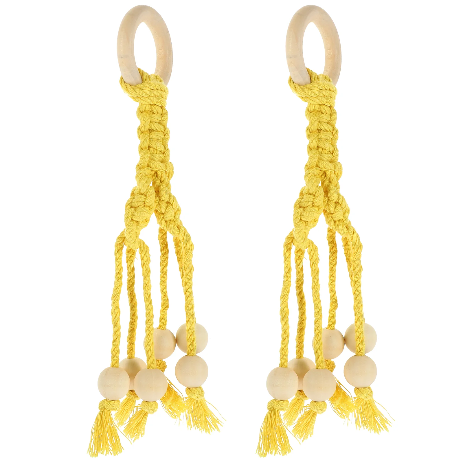 

2Pcs Kitchen Fruit Vegetable Hanging Rope Bohemian Banana Hanging Hooks