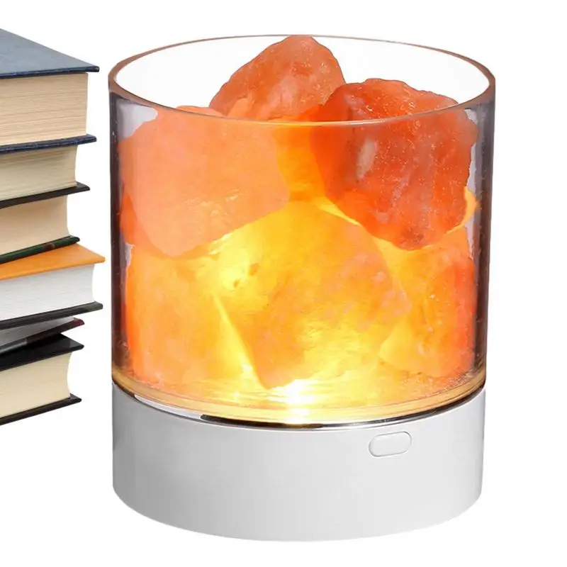 

Night Light Table Lamp Salt Lamp Relaxation Natural Salt Lamp Glowing Ornament For Home Authentic Wonderful Gifts For Friends