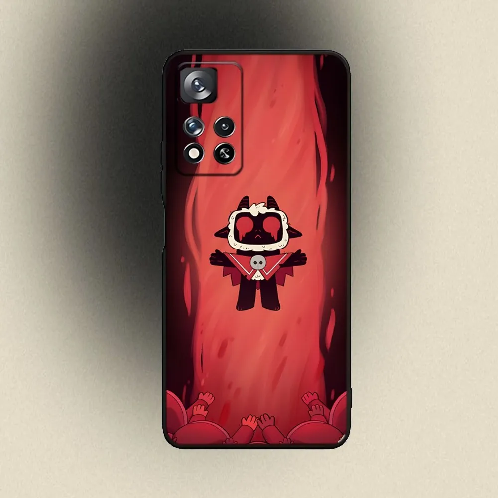 Чехол для телефона Game C-Cult Of The Lamb Samsung Galaxy A20 A21s A22 A31 A32 A52 A53 A72 73 A80 A91 мягкий черный