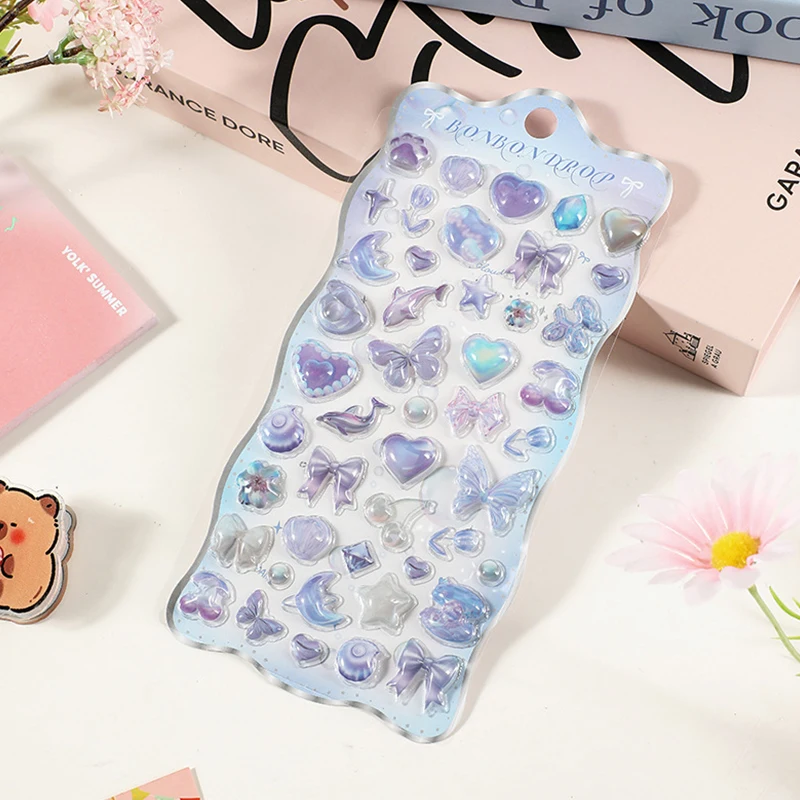 

Забавные 3D-наклейки С Рельефным Рисунком: Океан, Кролик, Любовь. Для Скрапбукинга, Дневника