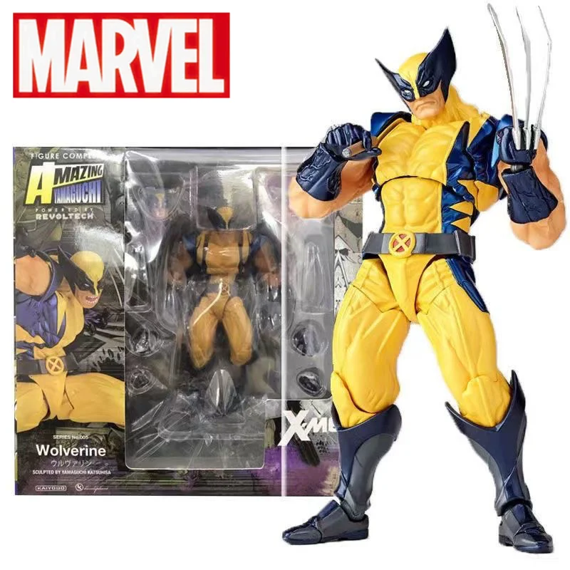 

15cm Marvel Wolverine Action Figure The Avengers X-Men No.005 James Howlett Logan Desktop Collection Model Figurine Gift Toy