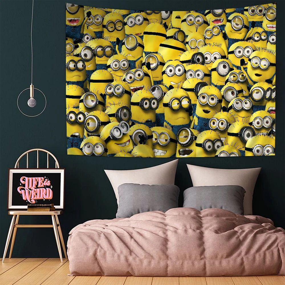 M-Миньоны D-Гадкий-MeS подвесной богемный гобелен индийский Будда настенное
