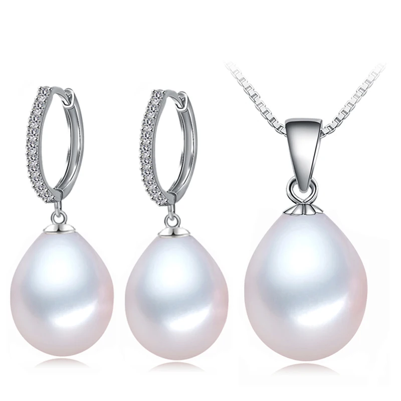 

Комплект из колье и серёг, из серебра 925 пробы