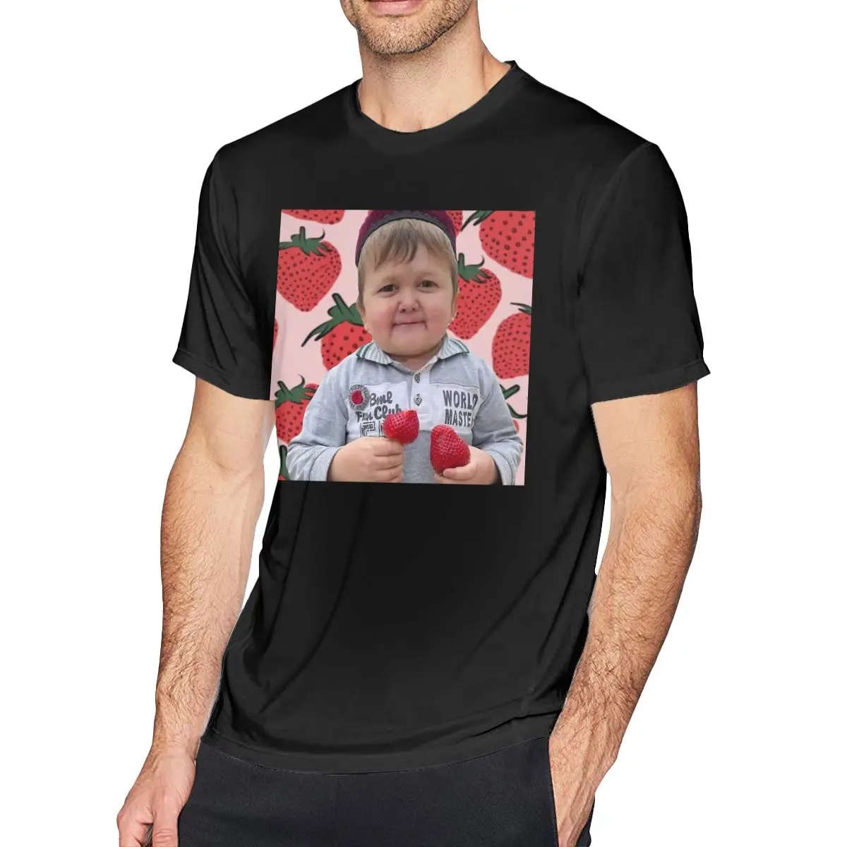 

Men T-Shirt Hasbulla Novelty 100% Cotton Tee Shirt Short Sleeve T Shirts Round Collar Clothes New Arrival