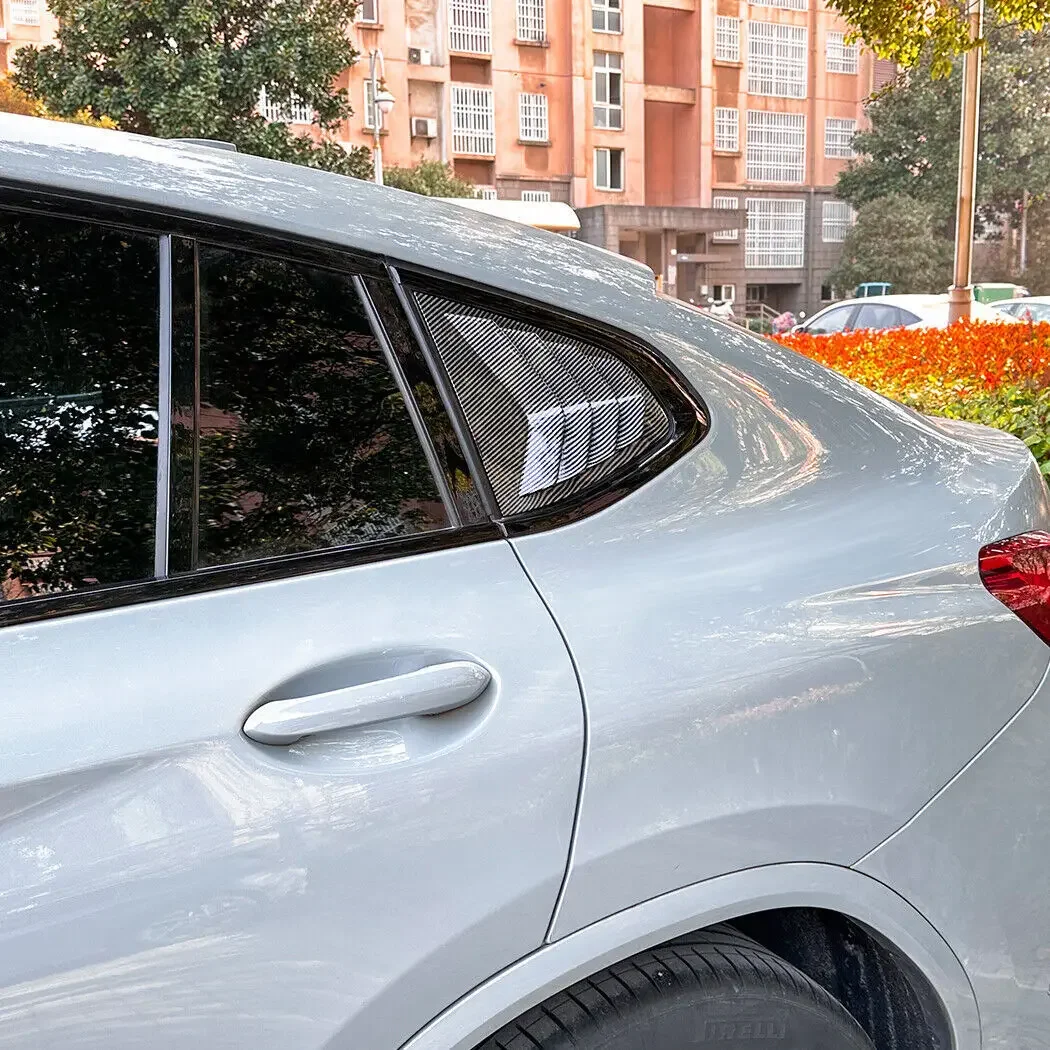 Для BMW X4 G02 2018-2024 Автомобильная задняя жалюзи оконная боковая крышка накладка