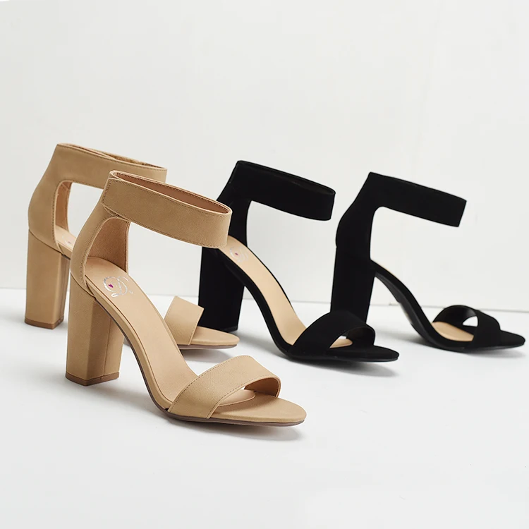 

Fashion Womens Shoes 2022 Clear Heels All-Match Large Size High Sandals Female Luxury Big Summer High-heeled Beige Block Girls