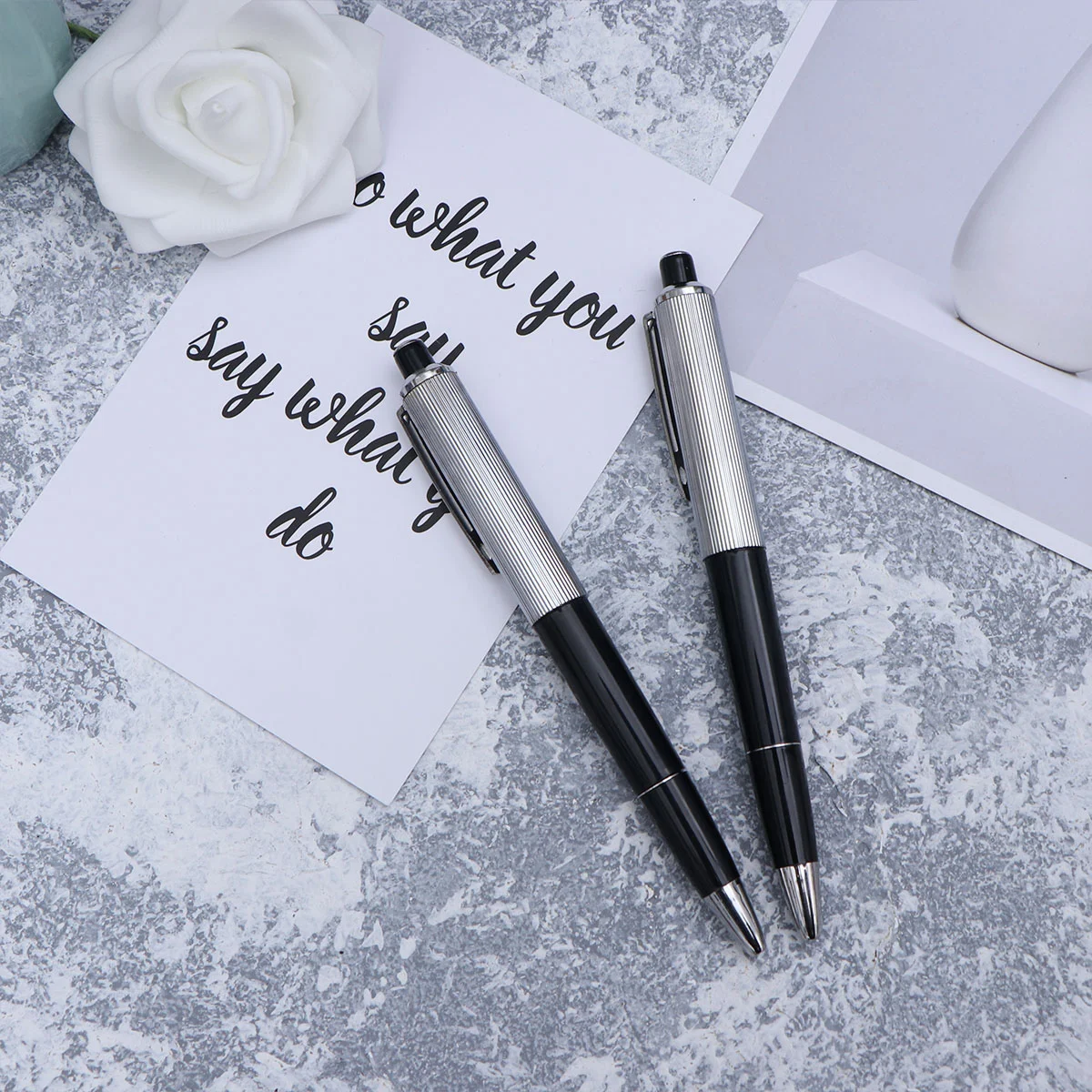 

2pcs Electric Shocking Pens Creative Novelty Ballpoint Pen Prank Trick Toys Gadget for Men
