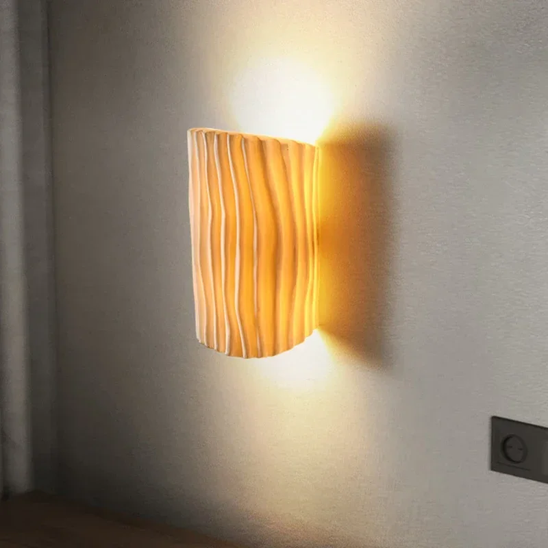 Настенная лампа из каучука в скандинавском стиле прикроватный светильник с