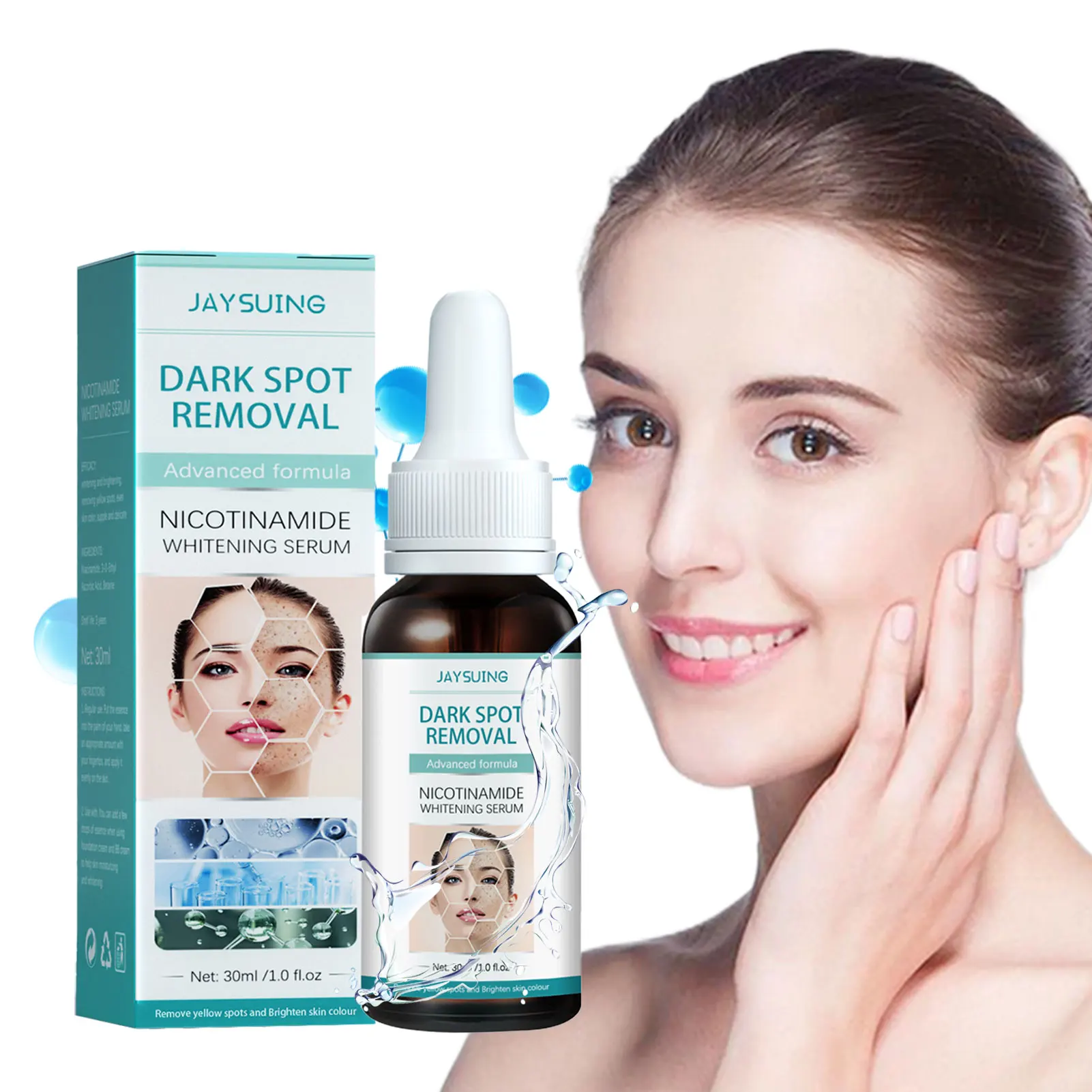 

30ml Niacinamide Facial Essence Liquid Shrink Pores Face Essence Anti-Aging Wrinkle Moisturizing Whitening Refreshing Skin Care