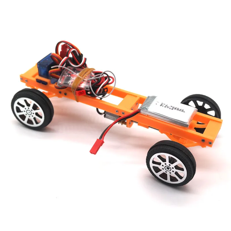

Rear 2 Wheel Drive RC Truck Chassis Set Kit With Battery Servo ESC Motor Parts