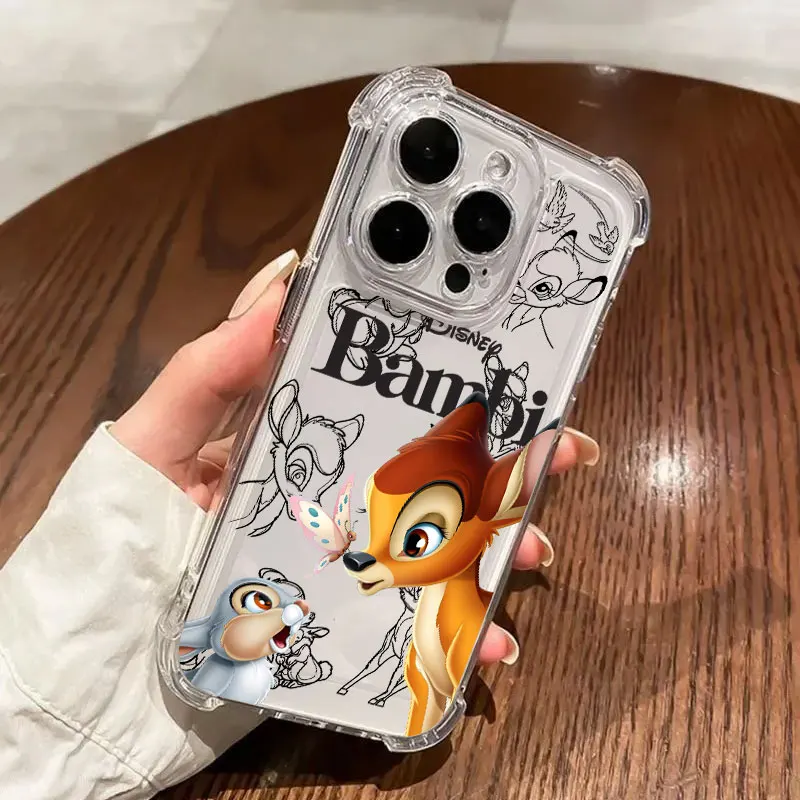 Чехол для телефона с рисунком Bambi Thumper для Samsung Galaxy A17 A37 A57 A07 A56 A26 A36 A06 A16 A55 A35 A25 A05 A54 A52 A34, прозрачный чехол (art.: 3920dac4e7f61) - 3920dac4e7f61