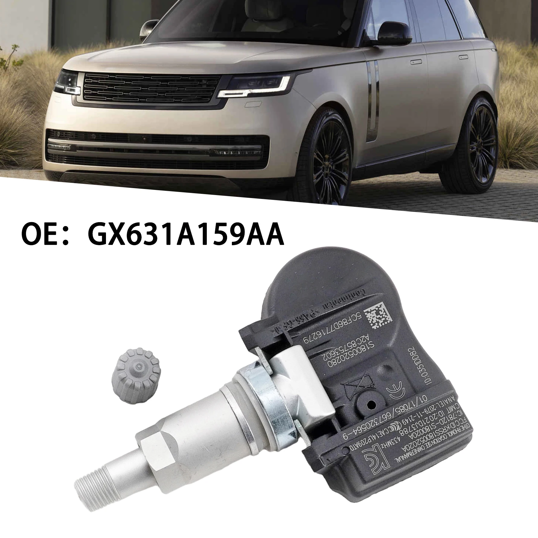 

Автомобильный датчик давления в шинах TPMS, датчик для Land Rover LR070840 GX631A159AA, аксессуары для фотодатчиков