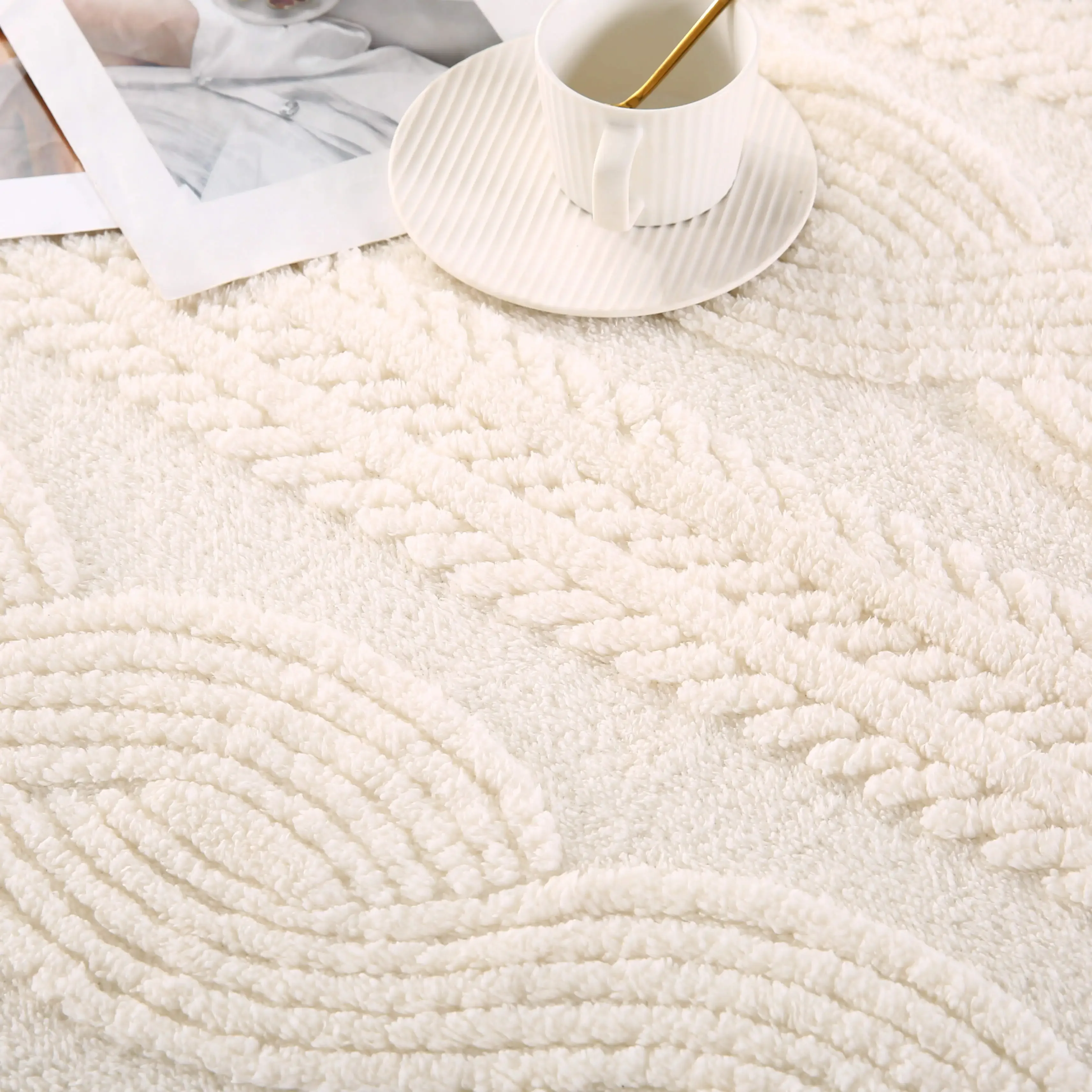 Простое однотонное резное одеяло весна-зима мягкое теплое покрывало домашний