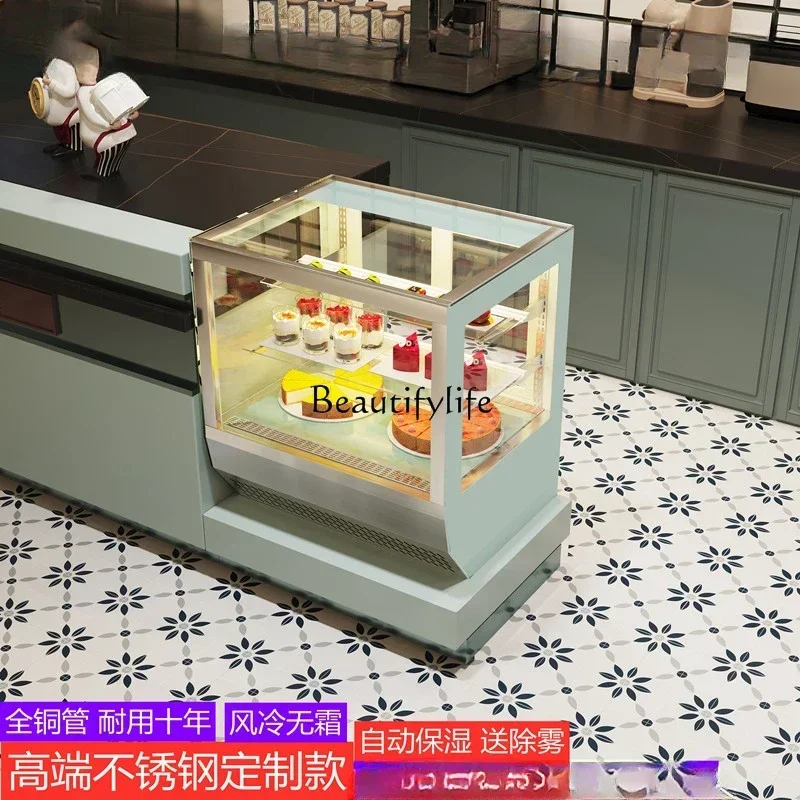 Шкаф для торта настольный прямоугольный шкаф чая с молоком круглосуточный